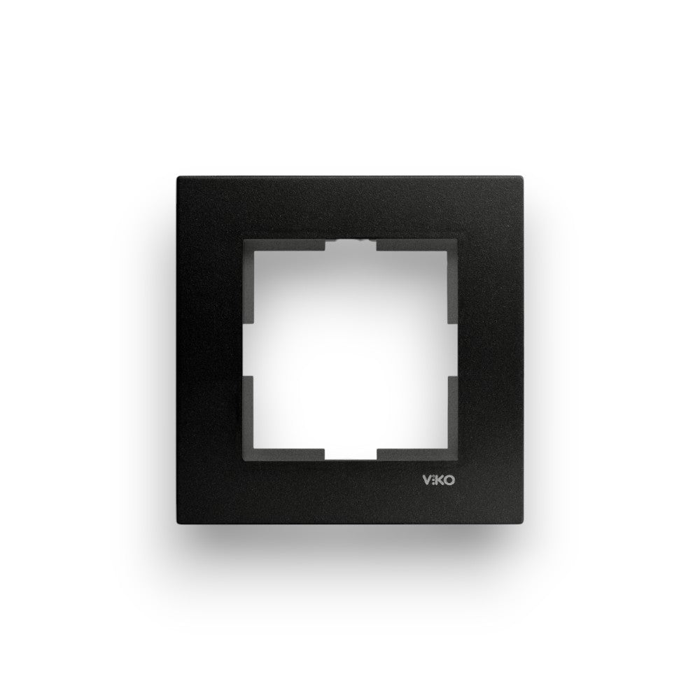 VİKO Novella Si̇yah Çerçeve Çeşitleri Tekli Çerçeve – ElektrikPasajı