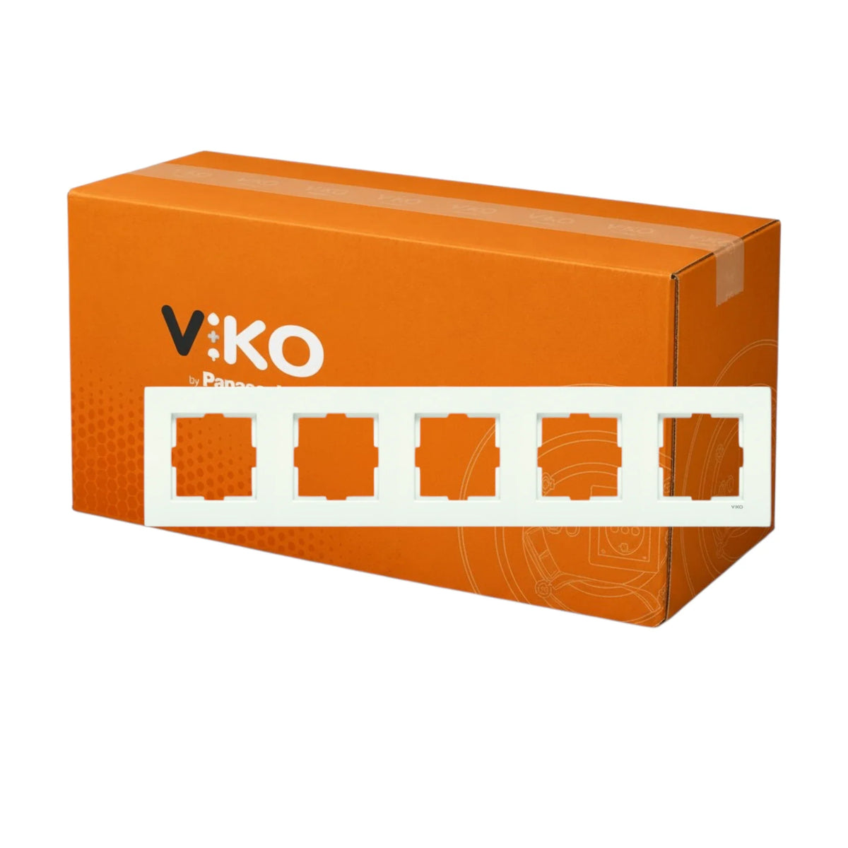 Viko Karre Beyaz Beşli Çerçeve 80 Adet Koli - Viko by Panasonic