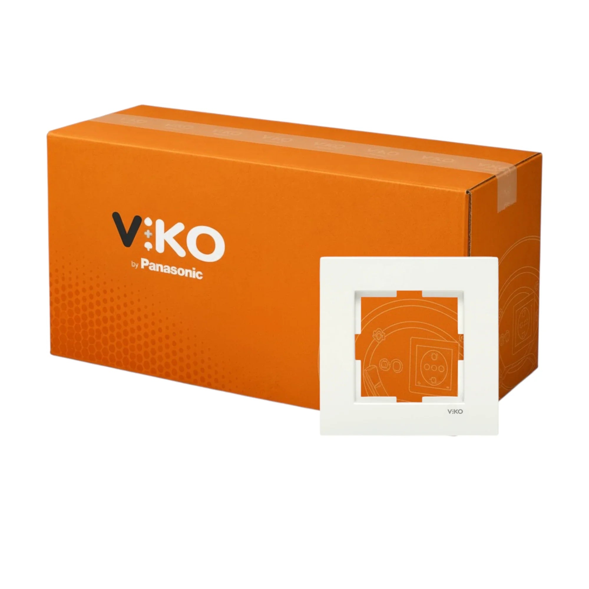 Viko Karre Beyaz Tekli Çerçeve 240 Adet Koli - Viko by Panasonic