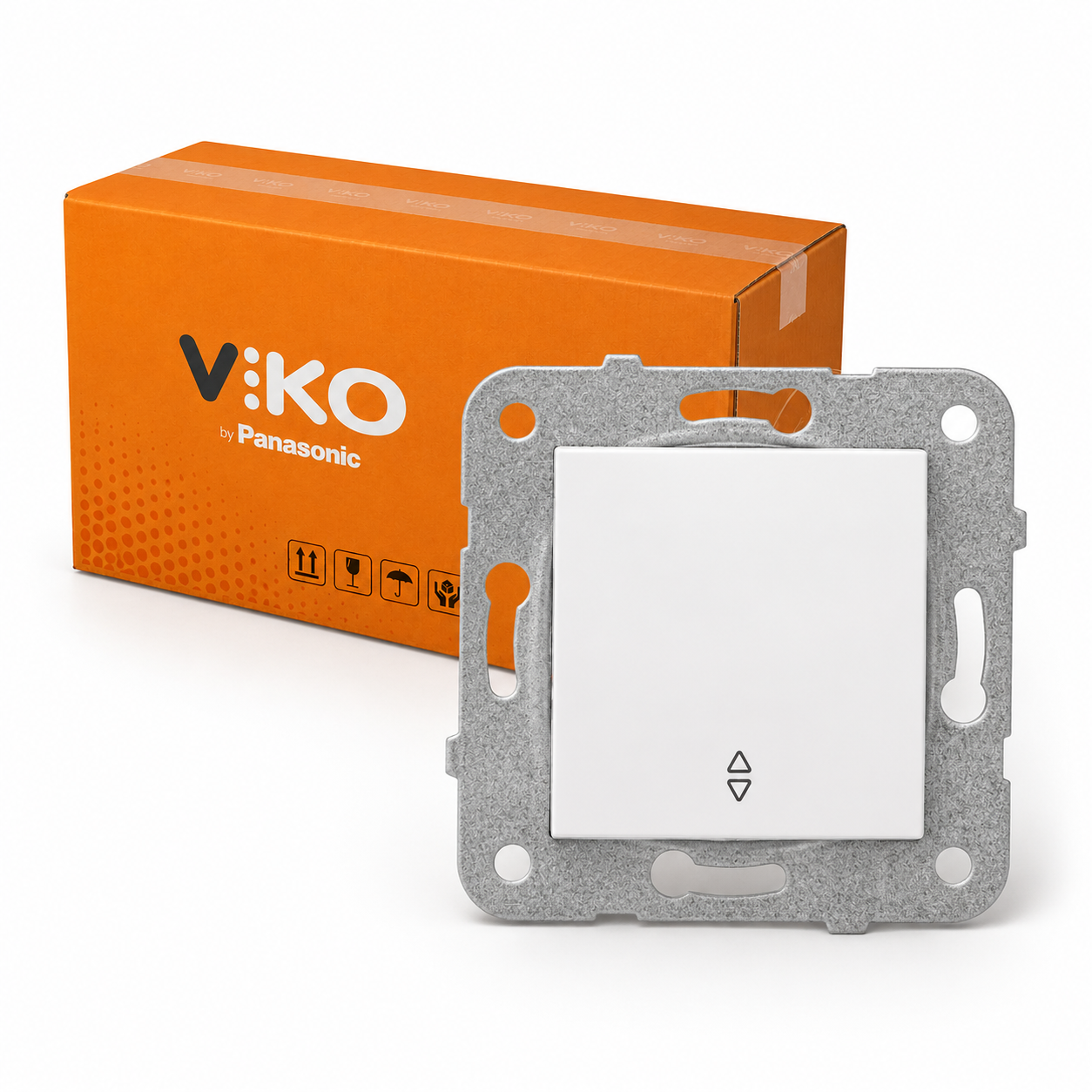 Viko Karre Meridian Beyaz Vavien Anahtar 120 Adet Koli - Viko by Panasonic